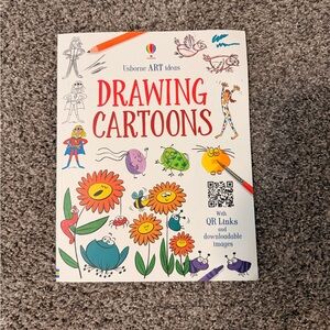 Like new Usborne Drawing Cartoons book